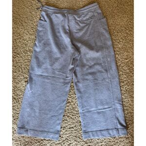 Women's Title Nine Bonfire Wide Leg Cropped Pants in Purple Heather, Size Medium